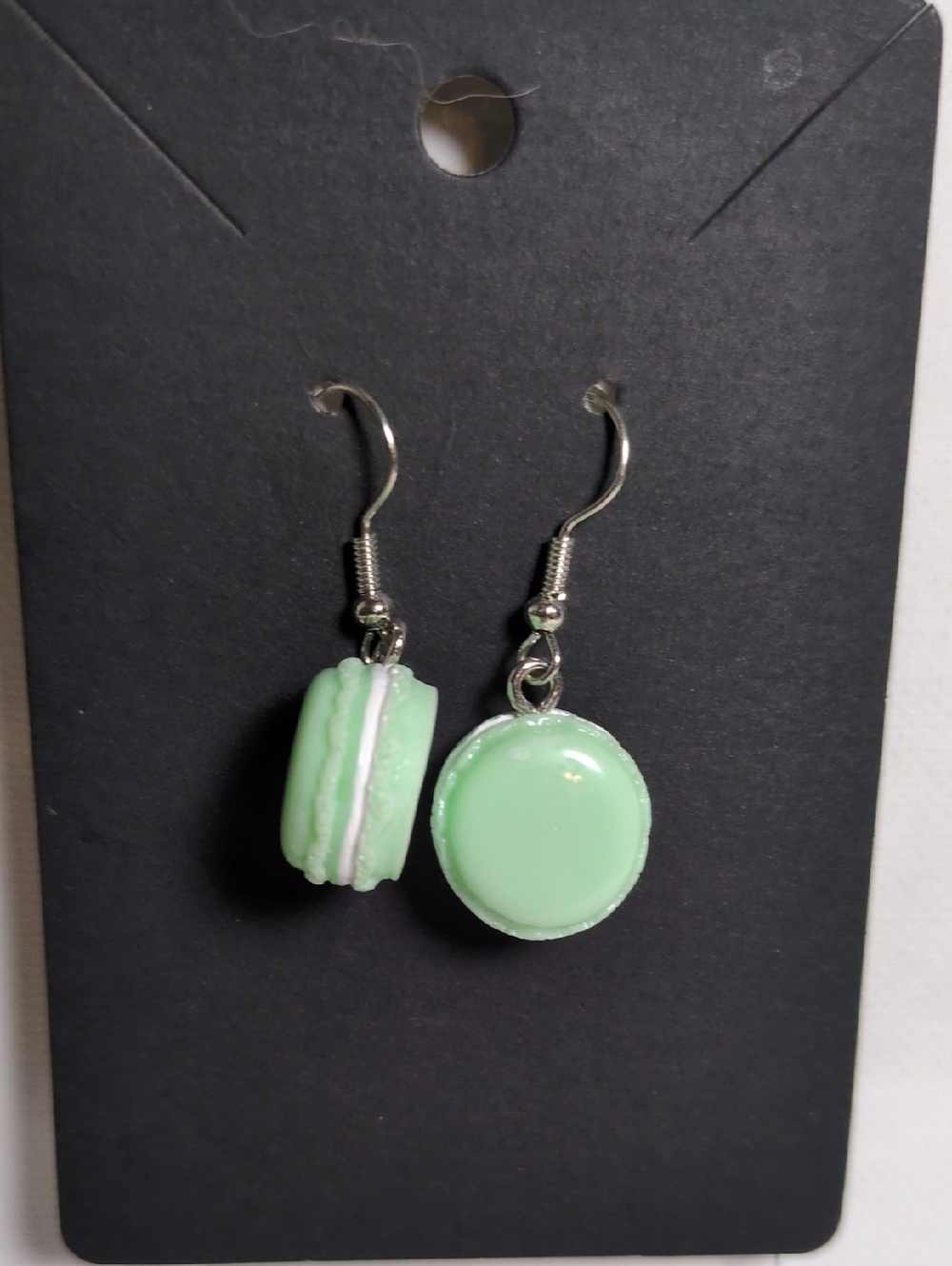 Mint Green Macaron Dangle Earrings - Women Jewelry
